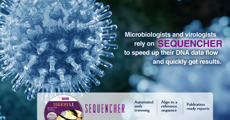 Gene Codes Microbiology and Virology Sequencher